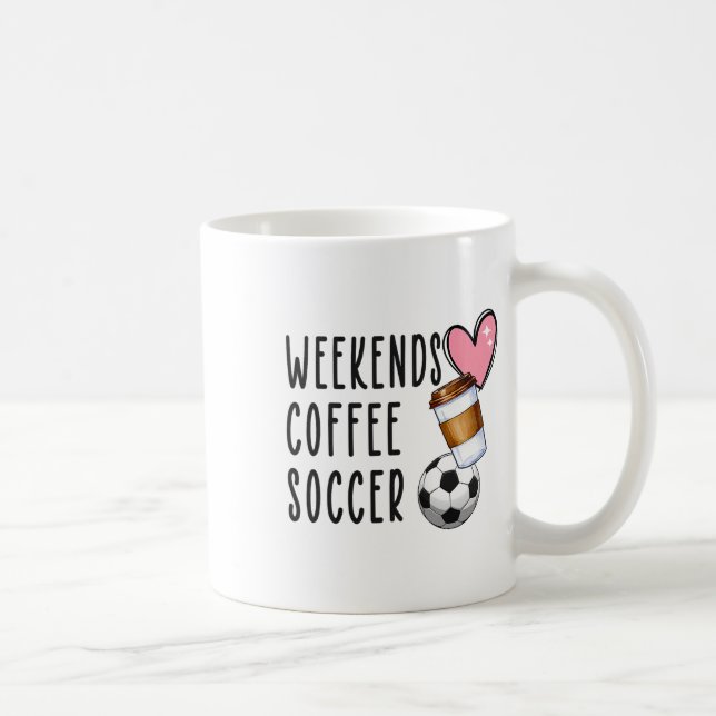 Weekends Coffee Soccer _3  Mug (Right)