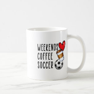 Weekends Coffee Soccer Mug