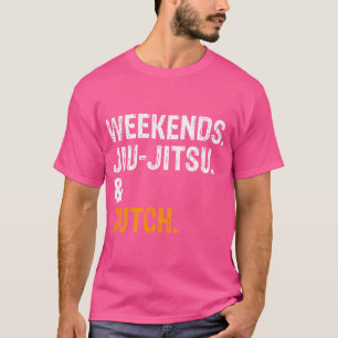 Weekends Jiu-Jitsu And Dutch Shepherd Bjj Gift T-Shirt