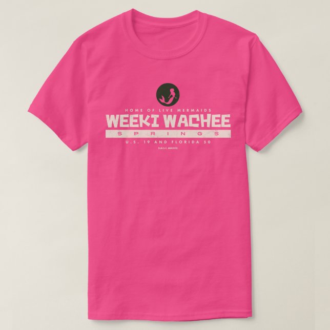 Weeki Wachee Springs Florida Mermaid T-Shirt (Design Front)