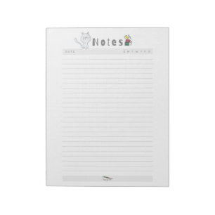 Weekly Cat Notespad Notepad