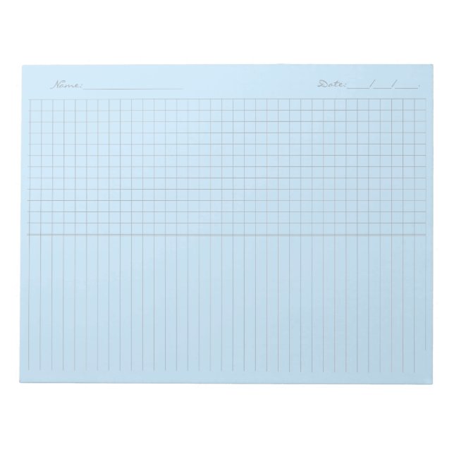 Weekly Habit Tracker,To Do List, Printable Planner Notepad (Front)