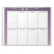 Weekly Planner Modern Script Purple Ombre