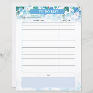 Weekly Planner Template