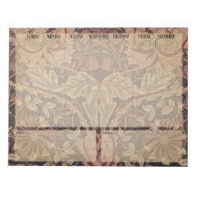 Weekly planner - William Morris Honeysuckle Notepa