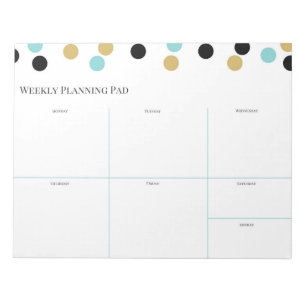 Weekly Planning Pad