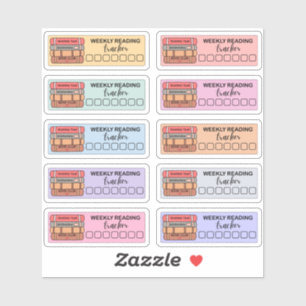 Weekly Reading Journal Tracker Bookish Planner 