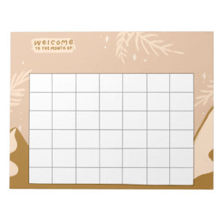 Weekly Routine Trackers Notepad