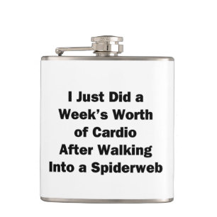 Week's Worth of Cardio Hip Flask