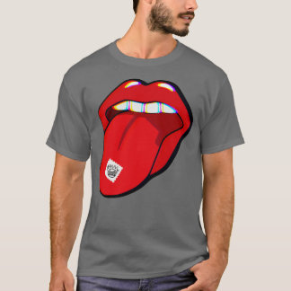 WEEN Boognish Acid Tab Trippy Tongue T-Shirt