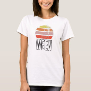 Ween Retro Vintage Sunset Motivational Word T-Shirt
