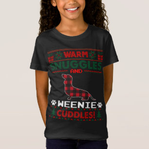 Weenie Christmas Pajama Weiner Ugly Christmas Swea T-Shirt