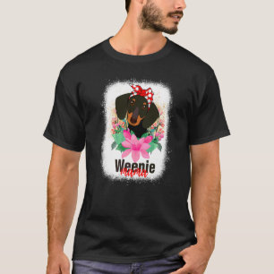 Weenie Mama Doxie Dachshund Cut Weiner Dog Mom Mot T-Shirt