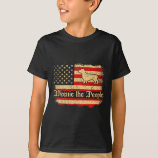 Weenie The People 4th Of July American Usa Flag Da T-Shirt