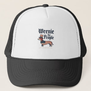 Weenie the People Patriotic Dachshund T-Shirt_1 Trucker Hat