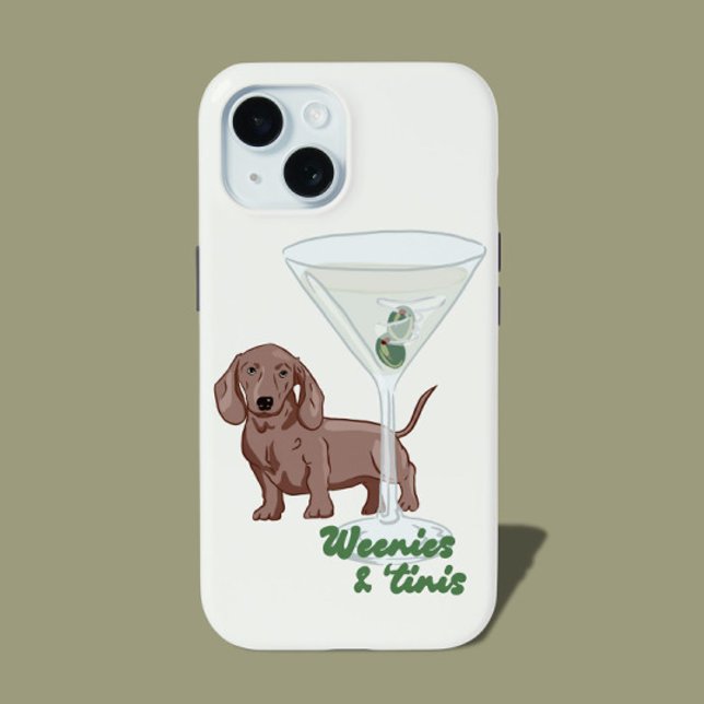 Weenies & Martinis iPhone 15 Case (Creator Uploaded)