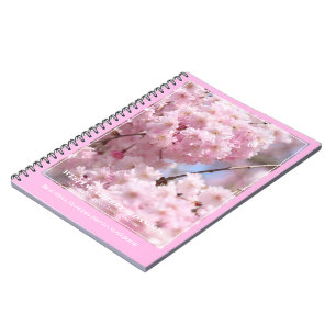 Weeping Cherry Blossoms [Photo Notebook] Notebook