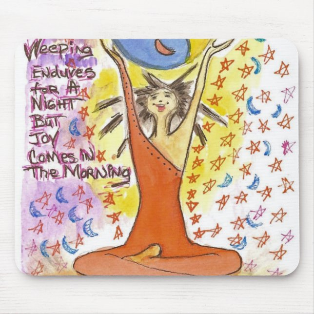Weeping Endures for a Night Mouse Mat (Front)