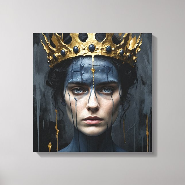 Weeping Queen Canvas Print (Front)