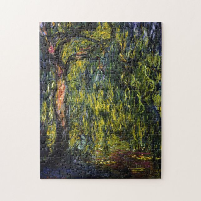 Weeping Willow by Claude Monet Puzzle (Vertical)
