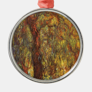 Weeping Willow by Claude Monet, Vintage Fine Art Metal Tree Decoration