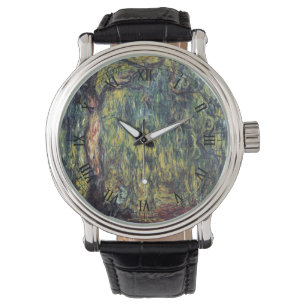 Weeping Willow by Claude Monet, Vintage Fine Art Watch