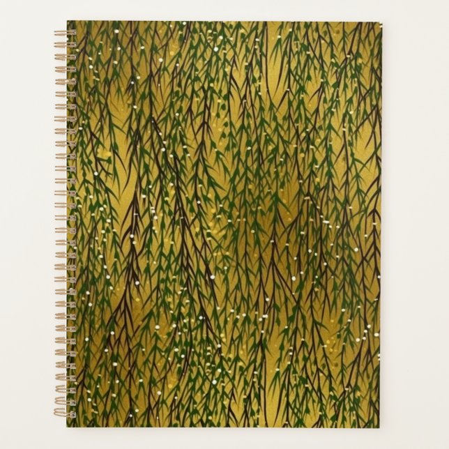 Weeping Willow Chiyogami Planner (Front)