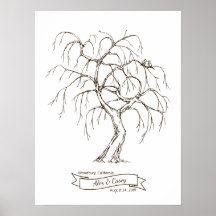 Weeping Willow Fingerprint Tree