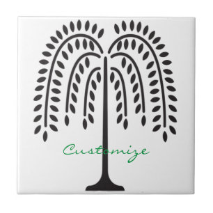 Weeping Willow Silhouette Thunder_Cove Tile