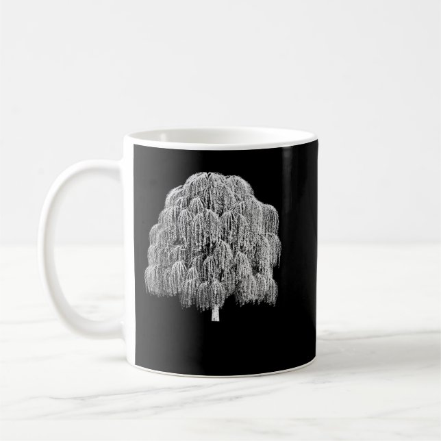 Weeping Willow Tree Arbor Days Coffee Mug (Left)