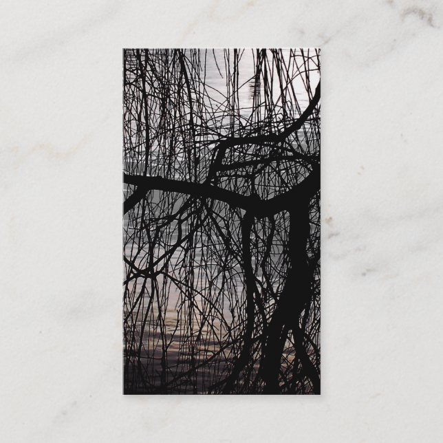 WEEPING WILLOW TREE BUSINESS CARD (Front)