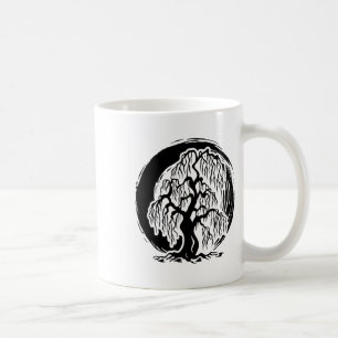 Weeping Willow Tree Meditation Yoga Buddha Buddhis Coffee Mug