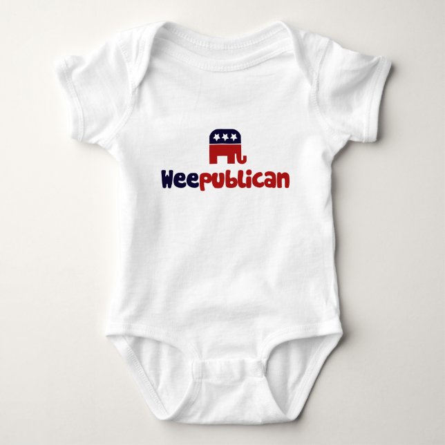 Weepublican Baby Bodysuit (Front)