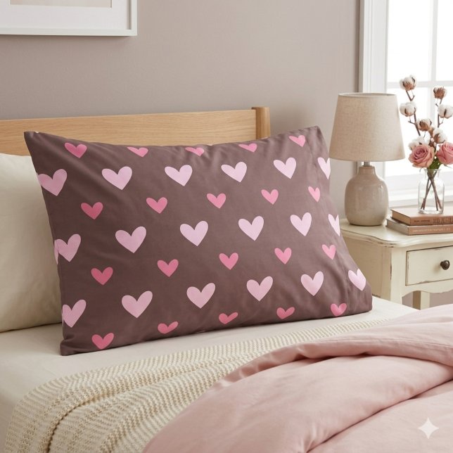 weetheart Pillowcase – Pink & Blush Hearts (Creator Uploaded)