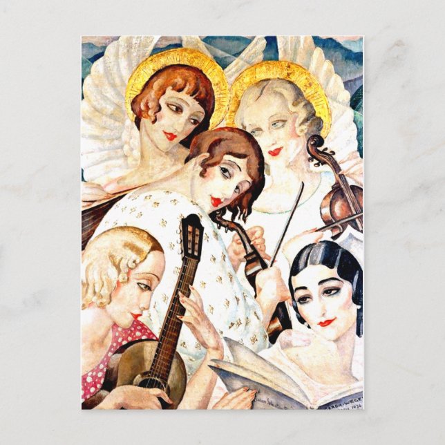 Wegener - A Johann Sebastian Bach Humblement Postcard (Front)