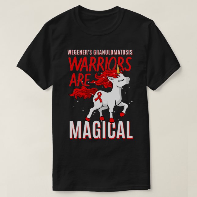 Wegener's Granulomatosis Warrior Polyangiitis Unic T-Shirt (Design Front)