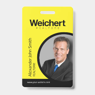 Weichert Realtors ID Card Badge