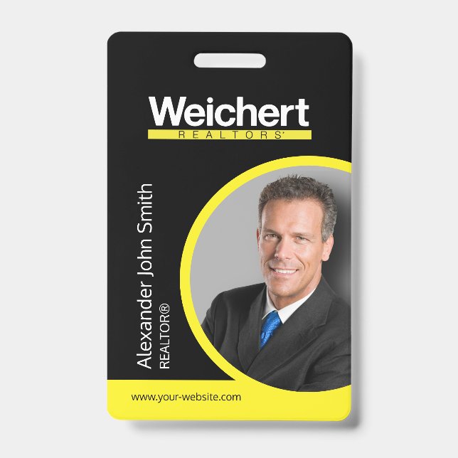 Weichert Realtors ID Card Badge (Front)