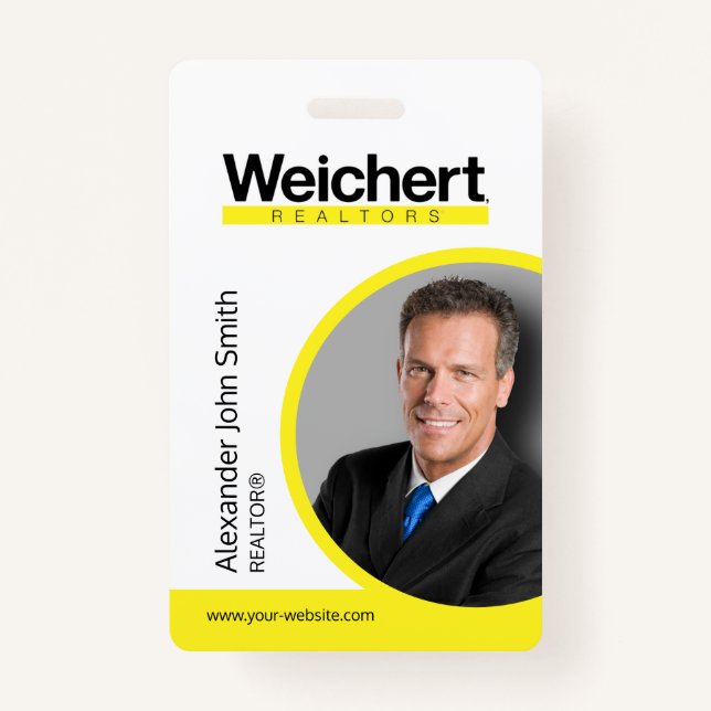 Weichert Realtors ID Card Badge ID Badge (Front)