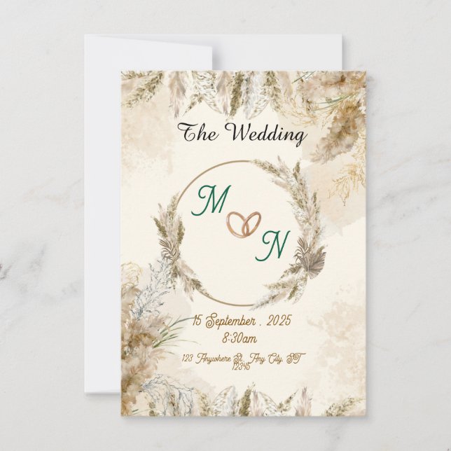 WEIDDING INVITATION (Front)