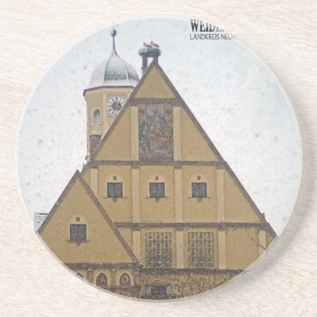 Weiden id Opf - Snowfall at the Rathaus Coaster (Front)