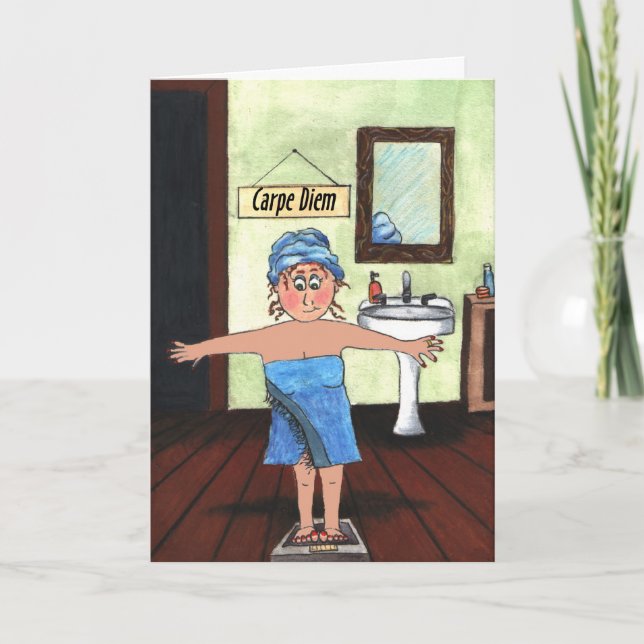 weigh loss tcard card (Front)