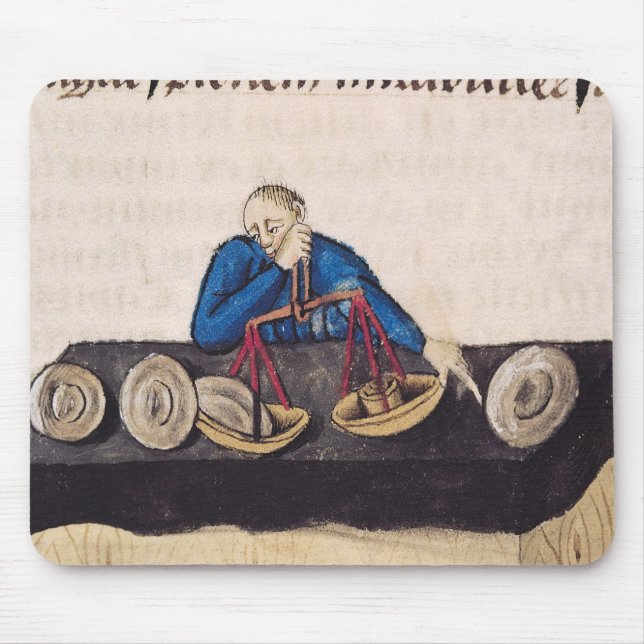 Weighing Bars of Camphor Mouse Mat (Front)