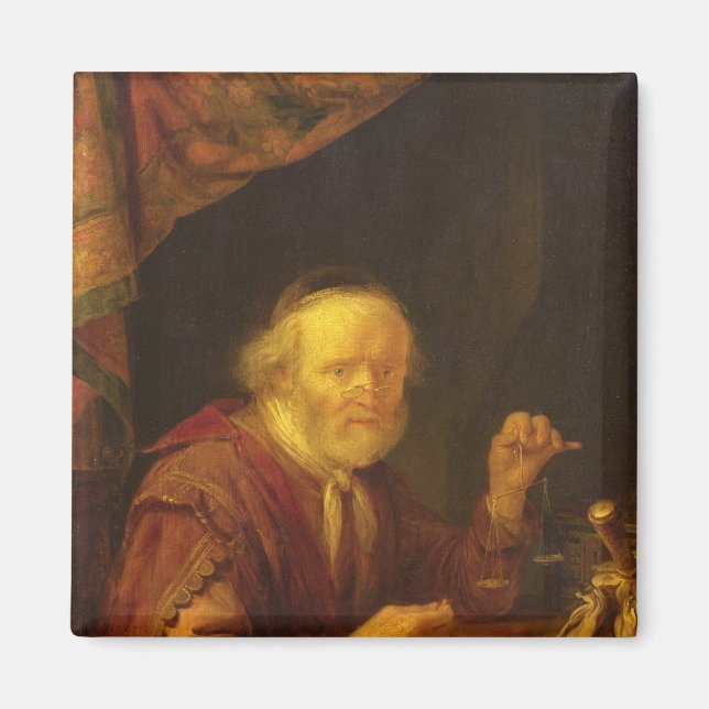 Weighing Gold Magnet (Front)