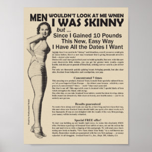 weight gain poster