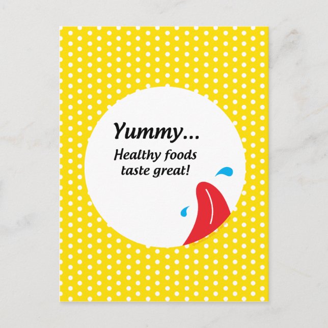 Weight & Health Conscious Postcard (Front)