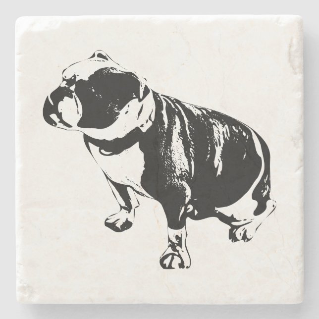 Weight in Stillness Stone Coaster (Front)