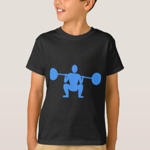 Weight Lifter 01 - Baby Blue T-Shirt