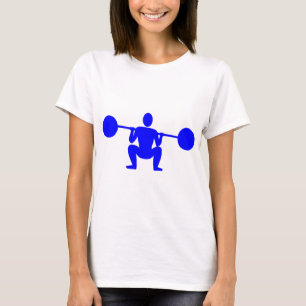 Weight Lifter 01 - Blue T-Shirt