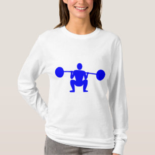 Weight Lifter 01 - Blue T-Shirt